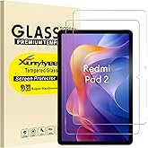 XunyLyee 2 Piezas, Protector Pantalla para Xiaomi Redmi Pad 2 2025 (11 Pulgadas) Cristal Templado Film