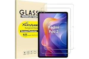 XunyLyee 2 Piezas, Protector Pantalla para Xiaomi Redmi Pad 2 2025 (11 Pulgadas) Cristal Templado Film