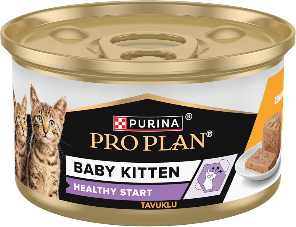 Purina Pro Plan Healthy Start Tavuklu Yeni Doğan Yavru Kedi Maması 85gr Konserve