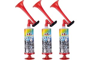 YTPAFK 3Pack Air Horn Handheld, Air Horns, Airhorn Loud Noise Maker In Various Activities, Handheld Air Pump Loud Sound Hand Signal Horn, Suitable For Car Marine Boats Sports Events