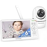 HelloBaby Bebek Monit&ouml;r&uuml; 6 in&ccedil; D&uuml;nya İlk IPS Ekranlı 30 Saat Pil, Uzaktan Pan/Tilt/Zoom Kamera, WiFi Video Bebek Monit&ouml;r&uuml; Kam