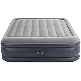 Intex Deluxe Pillow Rest Raised Luftbett - Queen - 152 x 203 x 42 cm - Mit eingebaute elektrische Pumpe