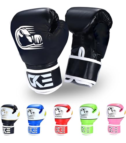PLUSHCEWT Kinder Boxhandschuhe - Tiger Design Für Training & Sparring