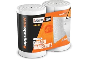 ‎UPGRADE4CARS Upgrade4cars Ochrona ściany garażu, samoprzylepna, biała, do drzwi samochodowych | ochrona krawędzi garażu | ochrona ściany garażu | ochrona przed ruszaniem przy parkowaniu, ochrona przed uderzeniami