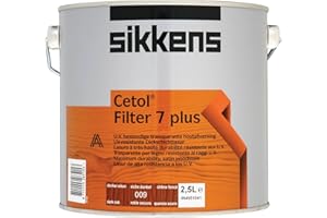 Sikkens SIKCF7PDO 2,5 l Cetol Filter 7 Plus, durchscheinende Holzlasur, dunkle Eiche