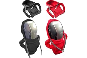 DABBOO Schalthebel Hoodie 2 Stück Schaltknauf Abdeckung Lustige Kreative Universelles Auto-Innenzubehör Dekoratives und Schutz Shifter Gear Knob Car Cover für Schaltknauf Schaltknüppel(Rot, Schwarz)
