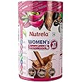 Hirdyaksh Mart Nutrela Womens Superfood with Biofermented Vitamins, Glucosamine, Cow Milk Calcium Vitamin E - 100% RDA & No Added Sugar - Pack of 400gm, Chocolate Flavour Powder