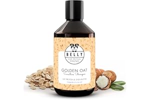 BELLY OUR MUTUAL FRIEND Belly Szampon dla psów wrażliwa skóra - z owsem i masłem shea - łagodzi swędzenie i podrażnienie, nawilża skórę i zmiękcza włosy, 250 ml - zrównoważone pH - wegańskie - dla szczeniąt i dorosłych