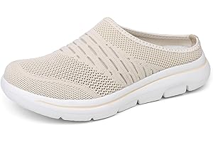 Meik Mangni Sabots Femmes Hommes Mules Respirant Pantoufle de Maison Antidérapant Chaussons Automne Chaussures de Jardin Intérieur Extérieur Taille:36-48 EU