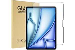 ProCase Screen Protector for iPad Air 13 Inch (M3/M2, 2025/2024)/ iPad Pro 13 Inch (M5/M4, 2025/2024), Tempered Glass Screen Saver Protective Film Guard for iPad Pro 13/iPad Air 13-1 Pack