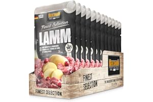 Belcando Worki [12x125g jagnięcina z ziemniakami i jagodami] | mokra karma dla psów | Kompletna karma w praktyce pojedynczych racji