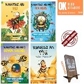 Kanatsız Arı Mu Serisi - 4 Kitap Set - Ahmet Şerif Izg&ouml;ren TELEFON TUTUCU HEDİYE