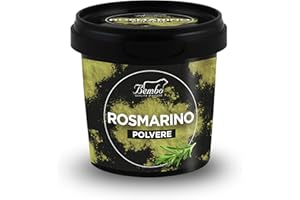 BEMBO QUALITÀ D'AUTORE Rosmarino Polvere Bembo 45 g | Spezia Naturale e Aromatica | Priva di Glutammati, Antiaddensanti, Coloranti | Confezione anti-luce e anti-ossidazione (Rosmarino Polvere)