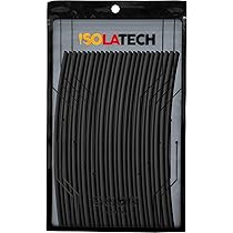 Soutien Gorge Transparent Gaine Thermorétractable Noir 3:1 Avec Colle, 4,8 à 1,6 Mm, 3,5 M - Boîte Distributeur Tuyau Gaz