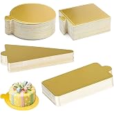 CHENKEE 120 Pieces Mini Cardboard Bases for Cake Mousse Cake Boards Cake Boards Cake Plates Dessert Tray Base for Wedding Bir