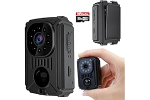 NFMAXONE NF MAXONE Mini caméra Espion cachée HD sans Wi-FI – Caméra de Surveillance pour Voiture avec Vision Nocturne et détection de Mouvement, Fonctionne sans Internet, autonomie de 11 Heures.