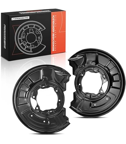 2x Cover Plate Splashguard Brake Disc Rear for mercedes C