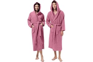 Jenny Sesal Accappatoio UNISEX Spugna, Ideale per CASA, SPA, SAUNA, PALESTRA. Morbido e con alta capacità di asciugatura