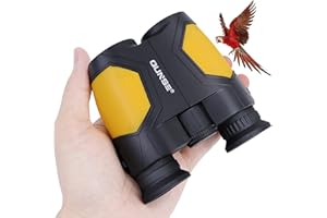 QUNSE 12x25 Compact Binoculars for Adults Kids,BAK4 FMC Low Light Night Vision Bird Watching Outdoor Hunting,Travel,Sightseeing