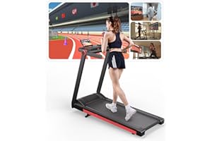 ‎DEERRUN DeerRun Raceable Laufband für Zuhause, Laufband mit Steigung für High-Tech-Geräte, Laufband Klappbares mit 158 KG Gewichtskapazität, Walking Pad Klappbares mit AI Coach und Multi-Runner-Spiel