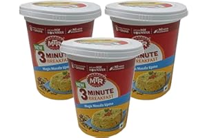 GANARIC MTR Magic Masala Upma Ready Mix 80g (Pack of 3) – Breakfast in a Cup – 3 Minute Breakfast – Tasty and Healthy