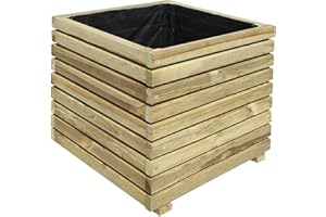 JARDIPOLYS Bac à fleurs carré KÜB – 40cm – 30L