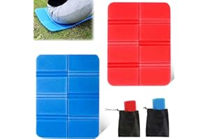 GKZB Coussins de Siège Pliable Tapis de Siège Pliable Extérieur Étanche Tapis en Mousse pour Camping Voyage Randonnée Jardin Stade（2Skt
