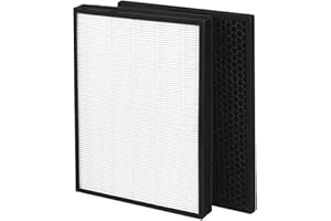 ZYBULSHJT FY1410 FY1413 Filtre de rechange pour purificateur d'air Philips AC1214/10 AC1215 AC1217 AC2729/10 Series 1000 Accessoires Comprend 1 filtre Nano-Protect HEPA et 1 filtre à charbon actif