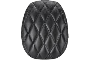 KATUR Cuscino per Sella Monoposto per Motocicletta Cuscino Sedile Pilota Posteriore Nero Cucitura per Sedile in Pelle Sintetica con Harley Sportster 72 48 1200X 1200V 2010-2015 (Diamante)
