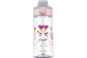 Sigg - Gourde Enfant En Tritan - Miracle - Avec Paille - Étanche - Poids Plume - Sans BPA - Inrayable et Incassable - École & Sport - 0,35L / 0,45L