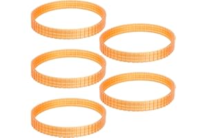 EMSea 5pcs Correas de Transmisión para Cepilladora Eléctrica Compatibles con Cepilladora Eléctrica Mikita 1900B Correas Dentadas de Poliuretano de 9,6 mm de Ancho Y 238 Mm de Circunferencia