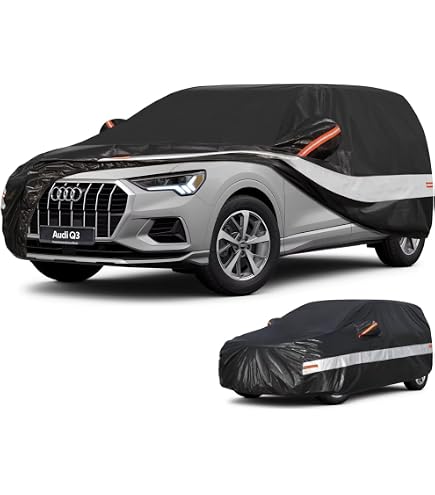 Telo Copriauto Impermeabile Per Audi Q3 – Protezione Esterna 4 Stagioni Antivento, AntiUV E Antipolvere