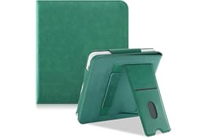 DINGGUAGUA Etui kompatybilne z BOOX Go Color 7 ePaper, etui ochronne ze stojakiem z paskiem na rękę, zielone