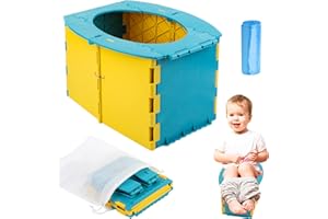 MITENING Pliante Toilettes Pour Enfants Pot Pour Bébé: Pot Bebe Toilette Pliable, Pot De Bébé Portable, Pot De Voyage, Pot Enfant Toilettes,Toilettes Pliantes Pour Bébés Pour Enfants Garçon Et Fille 12-36 Mois