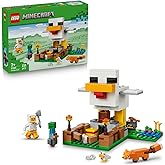 LEGO Minecraft Tavuk &Ccedil;iftliği 21585-7 Yaş ve &Uuml;zeri &Ccedil;ocuklar i&ccedil;in Tavuk Sever Minifig&uuml;r&uuml;, Yavru Zombi, Tilki, Soğuk Tavuk ve C
