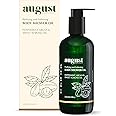 August Bioscience Body Shower Oil Purifying & Softening With Peppermint, Argan & Sweet almond oil | Shower Oil for Women and Men | No Parabens, No Silicones,250 ml