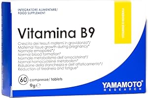 YAMAMOTO NUTRITION YAMAMOTO RESEARCH Vitamina B9 Acido folico 400mcg - 60 compresse