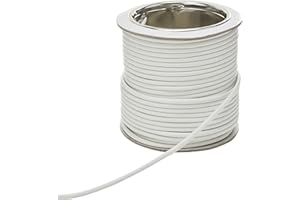 Tristar 19809TR 2 Pair Telephone Cable, White, 25m