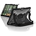URBAN ARMOR GEAR UAG Designed for Microsoft Surface Pro 8 Case Plasma w/Hand Strap & Shoulder Strap Feather-Light Translucent Rugged Military Drop Tested Protective Cover, Ice