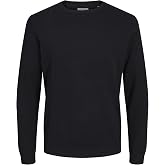 JACK &amp; JONES Knitted Sweater | Knit fit, Plain, Long Sleeve, Casual, Soft process at a maximum temperature of 40&deg;C