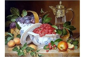 YSCOLOR Diamond Painting 5D DIY Diamante Bordado Bodegón De Apple Diamond Pintura Punto De Cruz Completo Redondo Rhinestone 2019 Regalo De La Decoración del Hogar 30X40cm