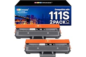 GPC Image Compatible Toner Cartridges Replacement for Samsung MLT-D111L D111S/ELS for Xpress M2026 M2026W M2020 M2020W M2022 M2022W M2021 M2021W M2078W M2070 M2070W M2070FW (Black, 2-Pack)