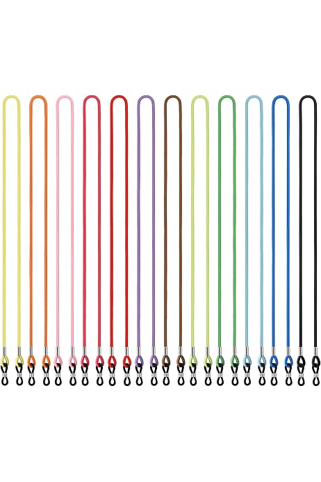 10 Cordons Pour Lunettes Enfant - Licornes Et Motifs Fun - Réglables - Antidérapants - Pour Lunettes De Soleil Ou Vue
