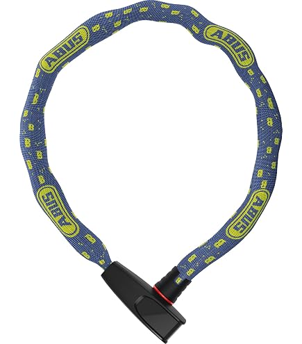 ABUS Steel-O-Chain 5805C – Antivol Chaîne 5 Mm Acier Trempé Combinaison Réinitialisable – Longueur 110 Cm – Niveau Sécurité 4 – Noir