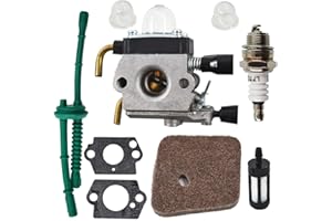 AISENPARTS C1Q-S97A Carburetor Replacement for FS55 FS55R FS55RC KM55 HL45 KM55R FS38 w/Fuel Line Kit
