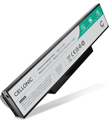 Batterie Portable ASUS A32-K72 / A32-N71 – 4400 MAh 11.1V 6 Cellules, Compatible Nombreux Modèles (K72, N71, X73, Etc.) - 9