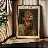 Fark Tanıtım Frida Kahlo &Ccedil;er&ccedil;evesiz Poster, Modern Dekoratif &Ccedil;er&ccedil;evesiz Poster, Tablo, FridaKahlo-2, 21 x 30