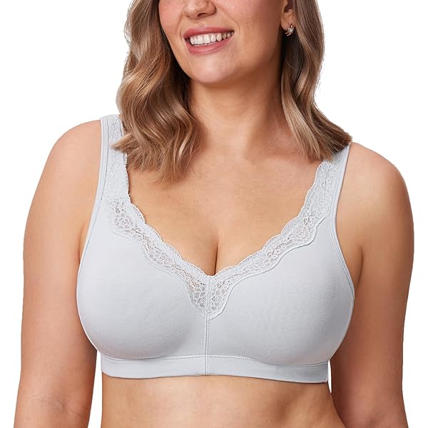 Delimira Sujetador Reductor Talla Grande Con Aros Sin Relleno