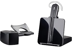 POLY Plantronics CS540/HL10 - Auriculares con micrófono (Inalámbrico, DECT, Centro de llamadas/Oficina, Intraaural, Monoaural, Diadema)