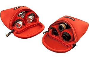 Protec N265RX 3-Piece Trombone/Alto Neoprene Mouthpiece Pouch - Red
